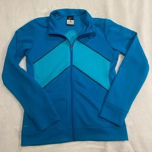 Blue multicolored Nike jacket🦋💙
